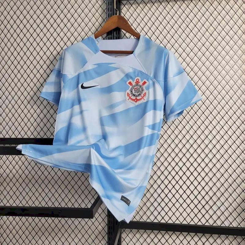 Mens Corinthians 2023/24 Goalkeeper Blue Boutique Jersey