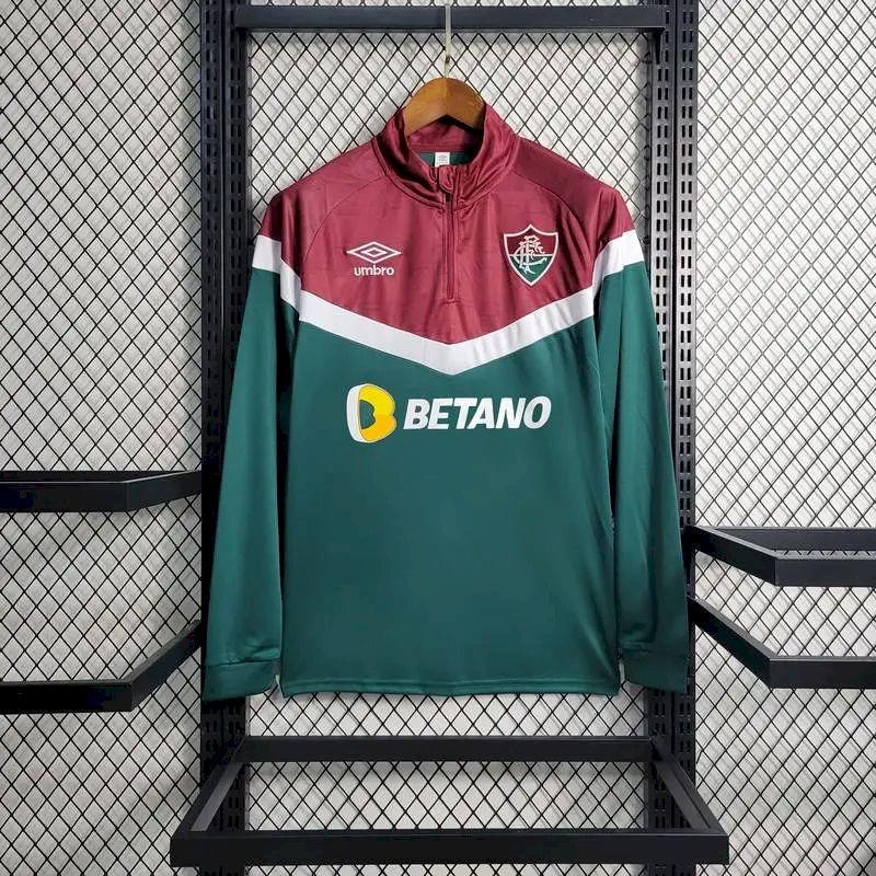 Mens Fluminense 2023/24 Pre-Match Long Sleeve Jersey
