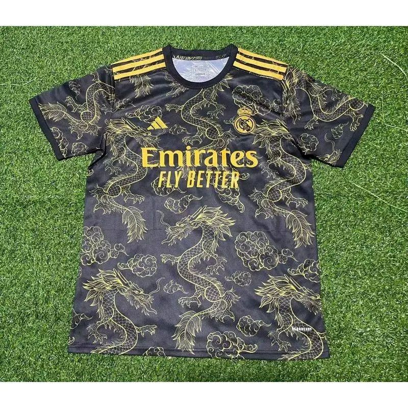 Mens Real Madrid 2023/24 Golden Dragon Special Edition Jersey