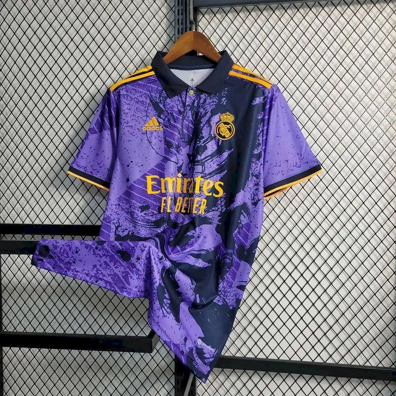 Mens Real Madrid 2023/24 Purple Dragon Special Edition Jersey