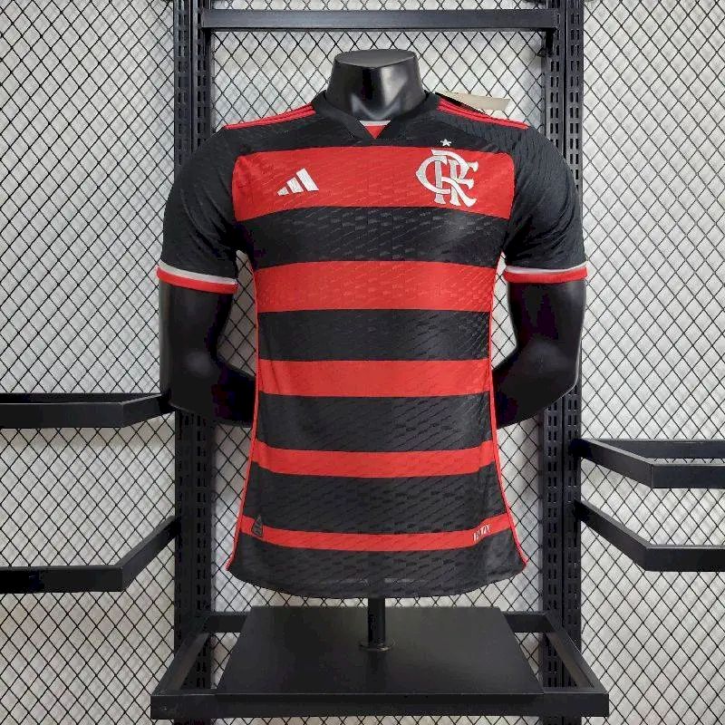 Mens Flamengo 2024/25 Home Jersey Player Version