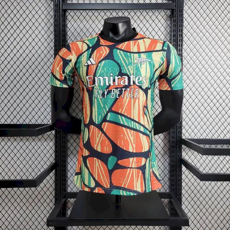 Mens Arsenal 2024/25 Pre-Match Training Jersey Player Version