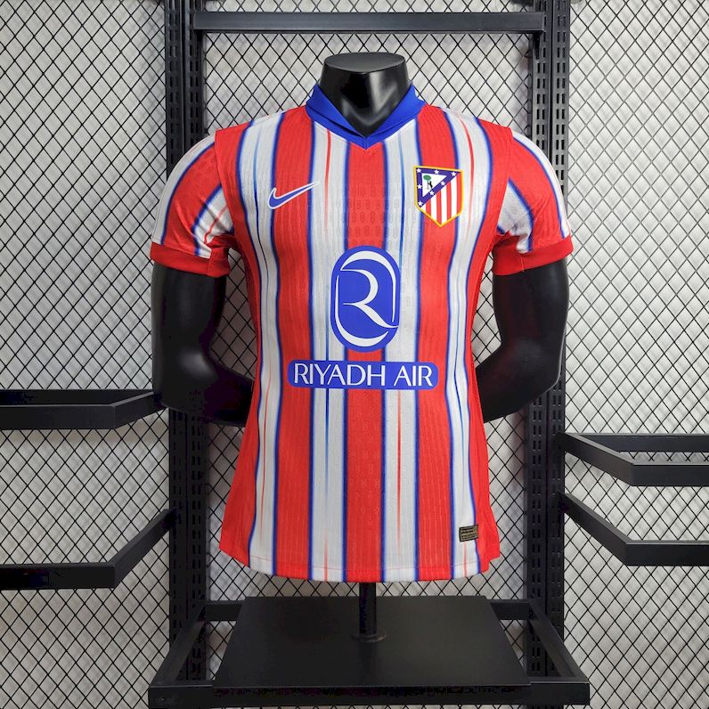 Mens Atletico Madrid 2024/25 Home Jersey Player Version