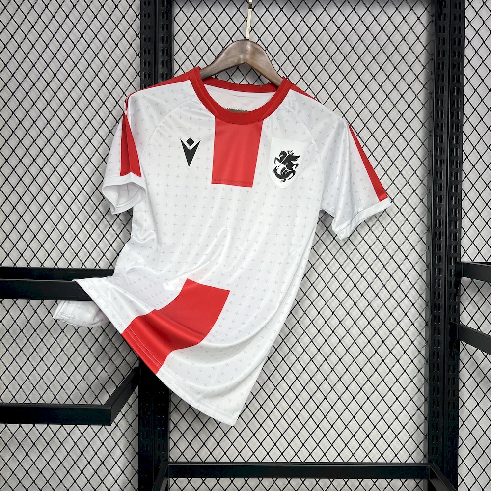 Mens Georgia 2024/25 Euro Home Jersey
