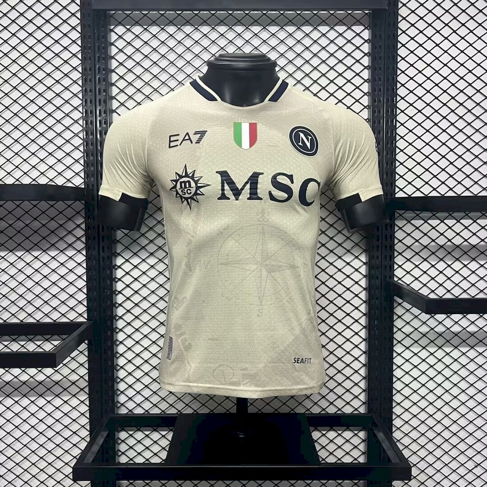 Mens Napoli 2024/25 Camiseta Especial Jersey EA7 Player Version