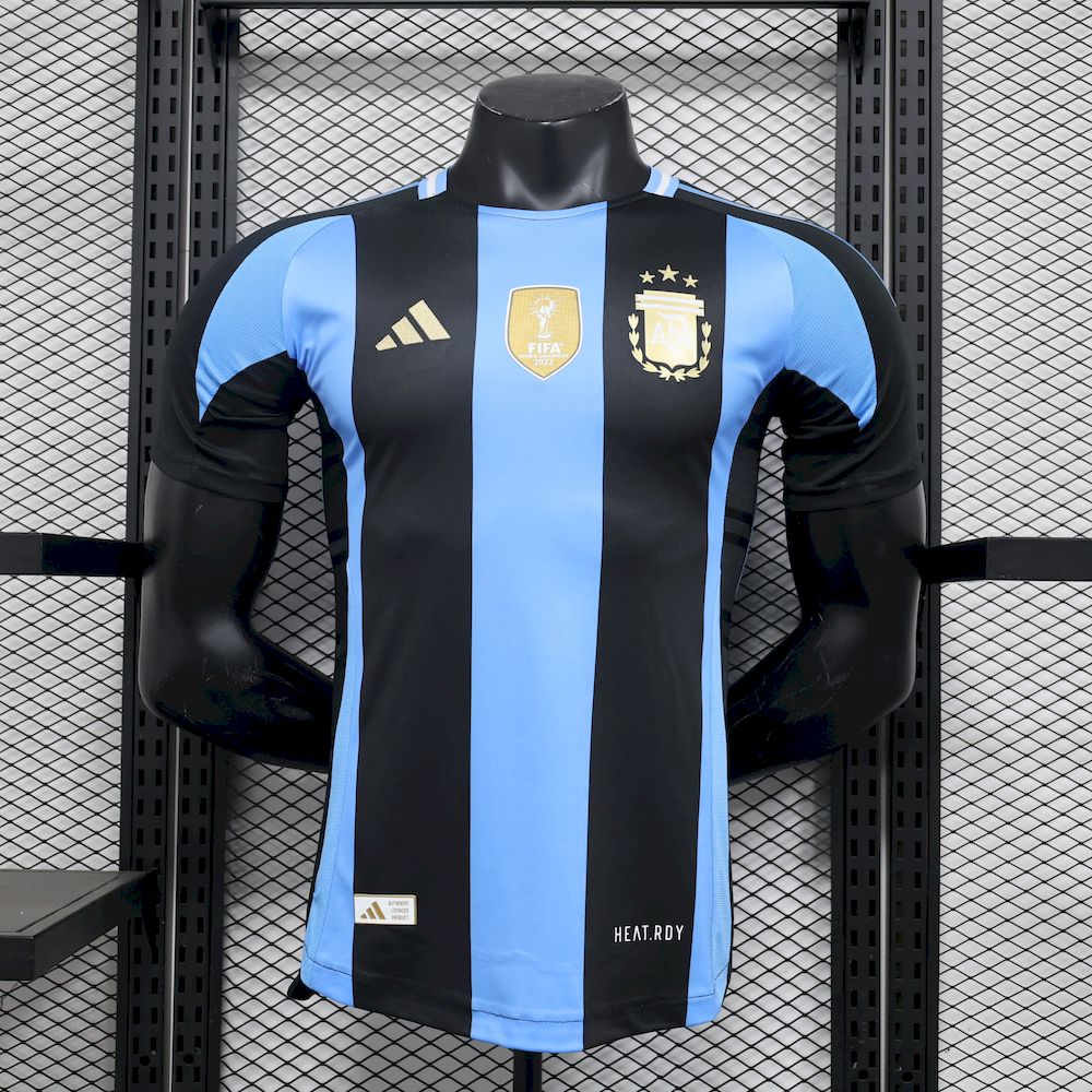 Mens Argentina 2024/25 Dark version Jersey Adidas Player Version