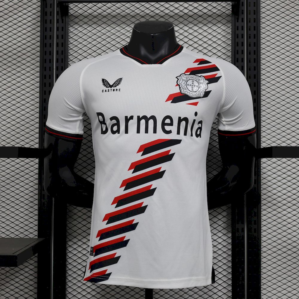 Mens Bayer 04 Leverkusen 2024/25 Away Jersey Castore Player Version