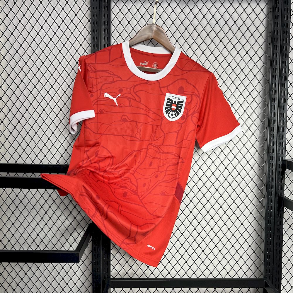 Mens Austria 2024/25 Euro Home Jersey