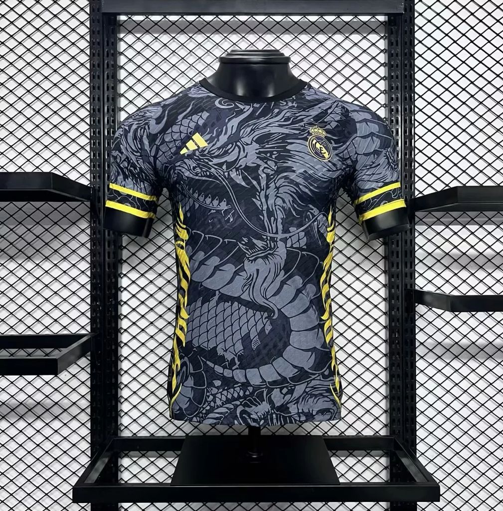 Mens Real Madrid 2024/25 Year of the Dragon Limited Edition Jersey Player Version