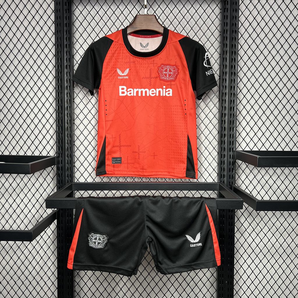 Kids Bayer 04 Leverkusen 2024/25 Home Kit