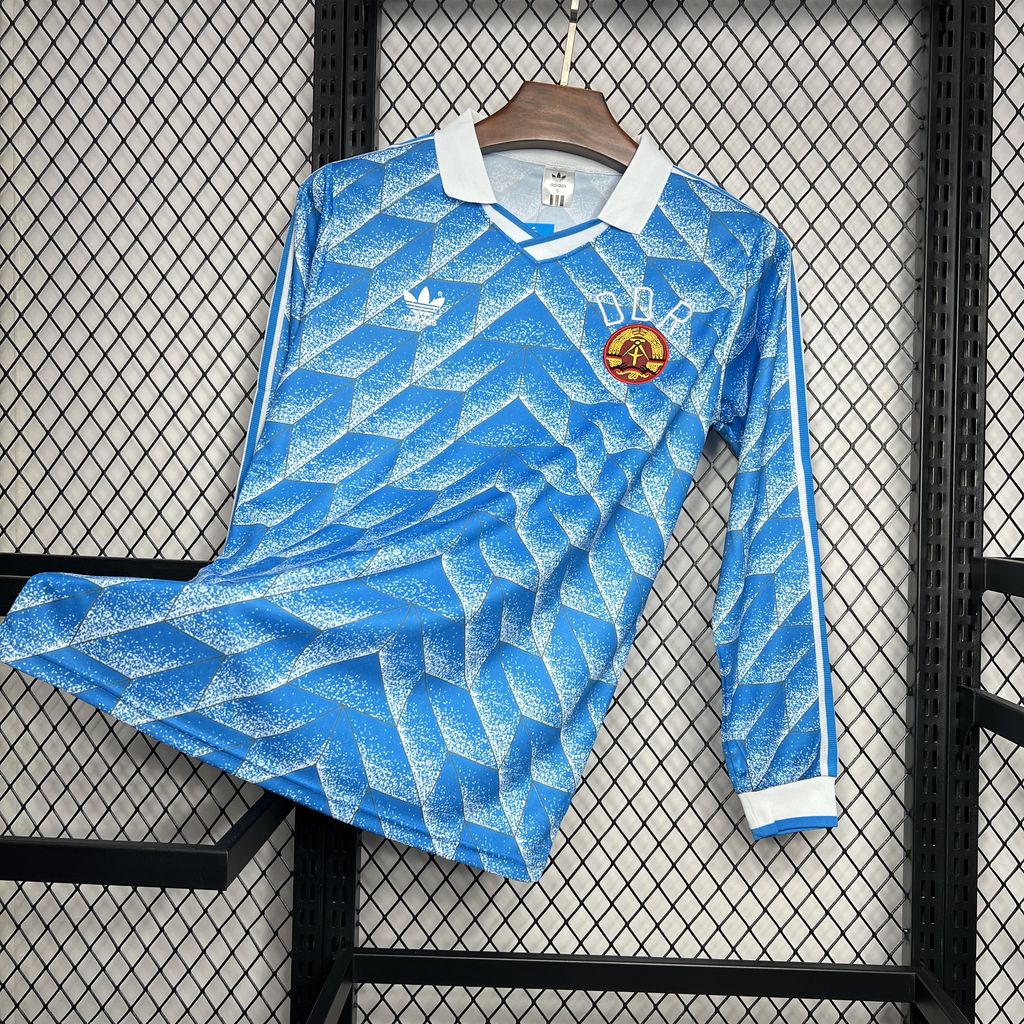Retro DDR 1988 Away Long Sleeve Jersey