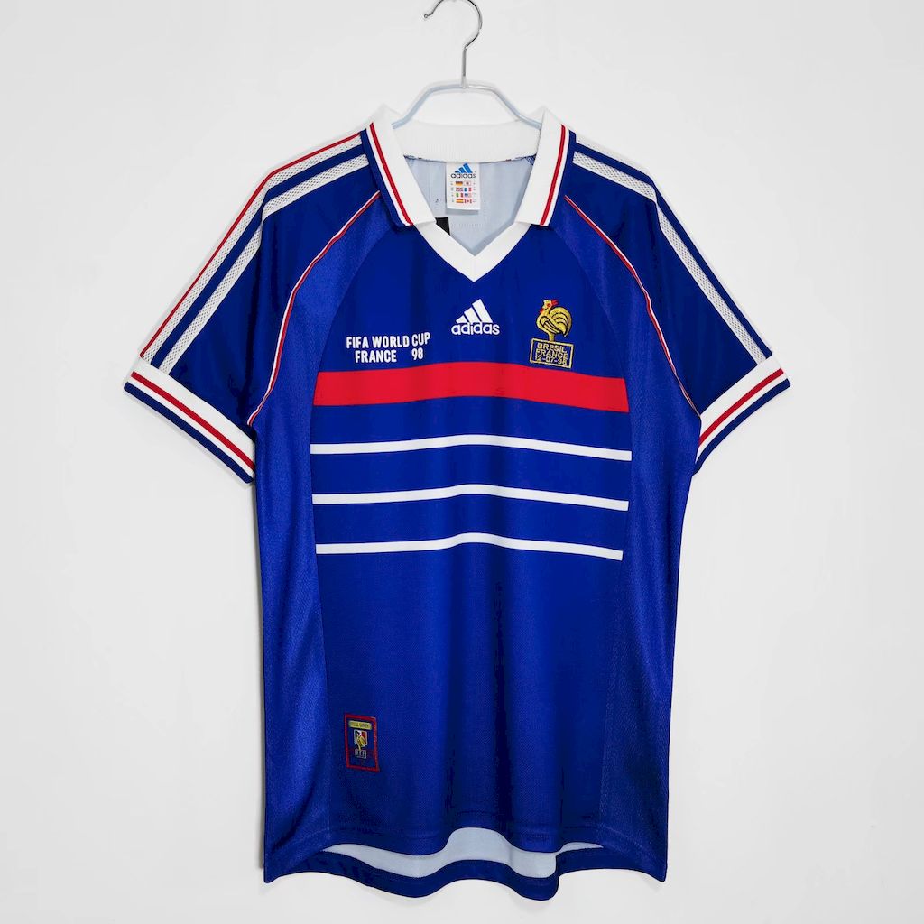Retro France 1998 World Cup Home Jersey