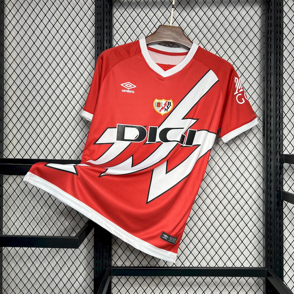 Mens Rayo Vallecano 2024/25 Home Jersey