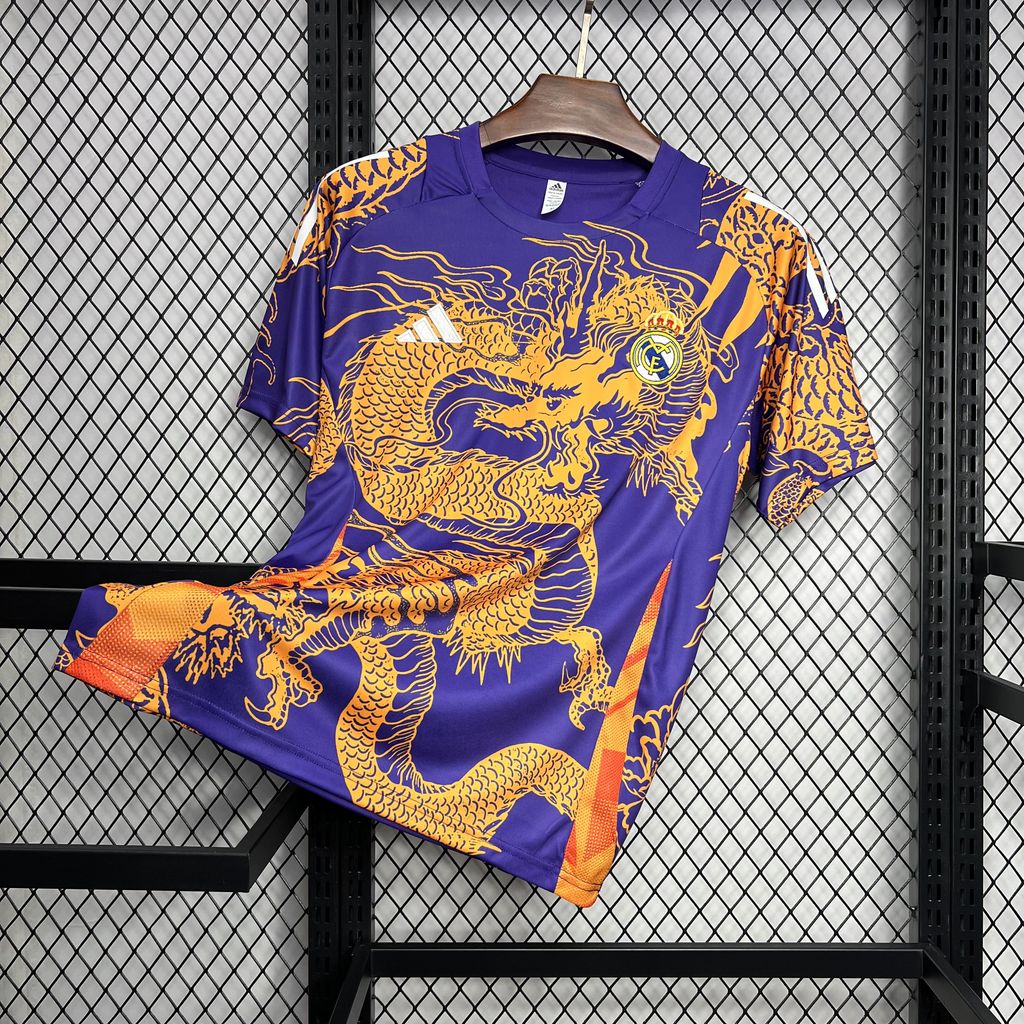 Mens Real Madrid 2024/25 Purple Dragon Special Edition Jersey