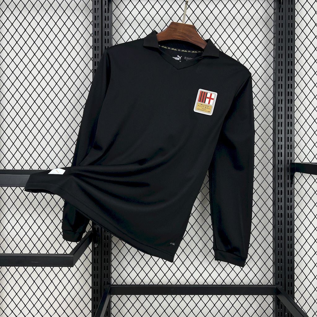Mens AC Milan 2024/25 125th Goalkeeper Long Sleeve Retro Jersey