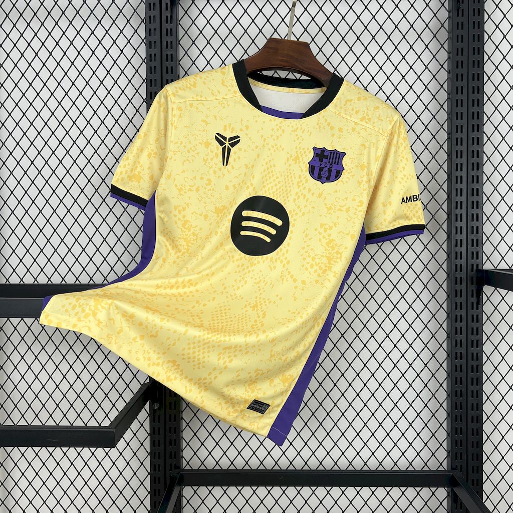 Mens Barcelona 2025/26 Away Mamba Series Kobe Bryant Joint Edition Jersey