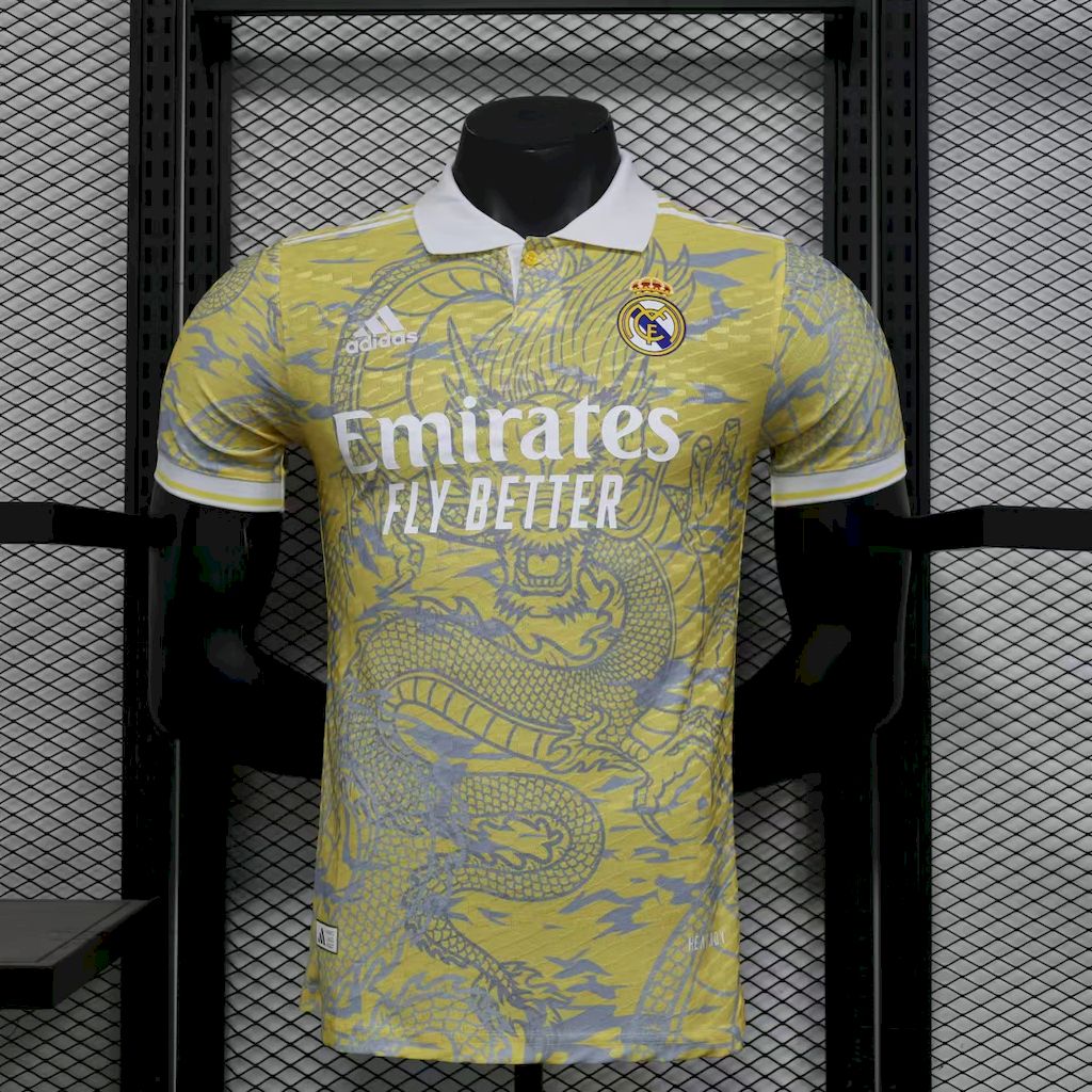 Mens Real Madrid  2025/26 Beige special edition Jersey Player Version