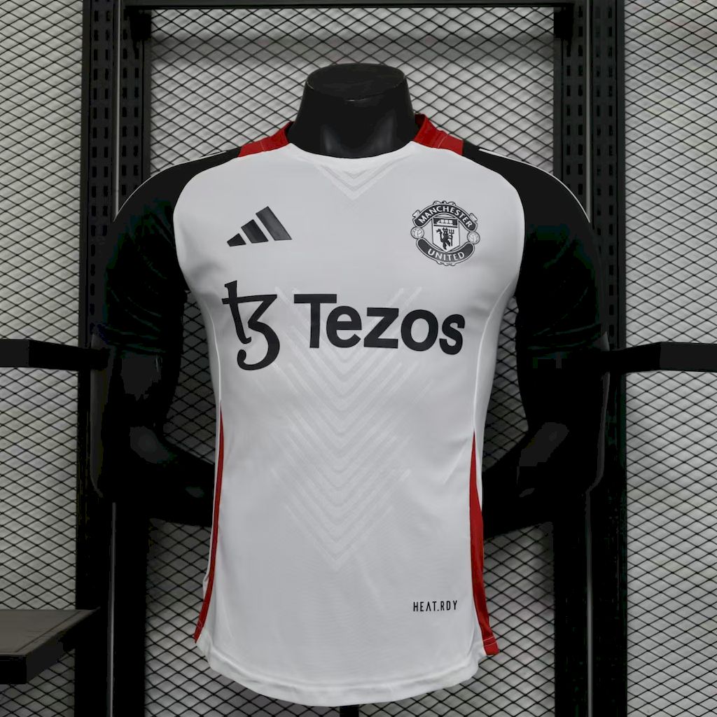 Mens Manchester United 2025/26 Pre-match training uniform Jersey Player Version