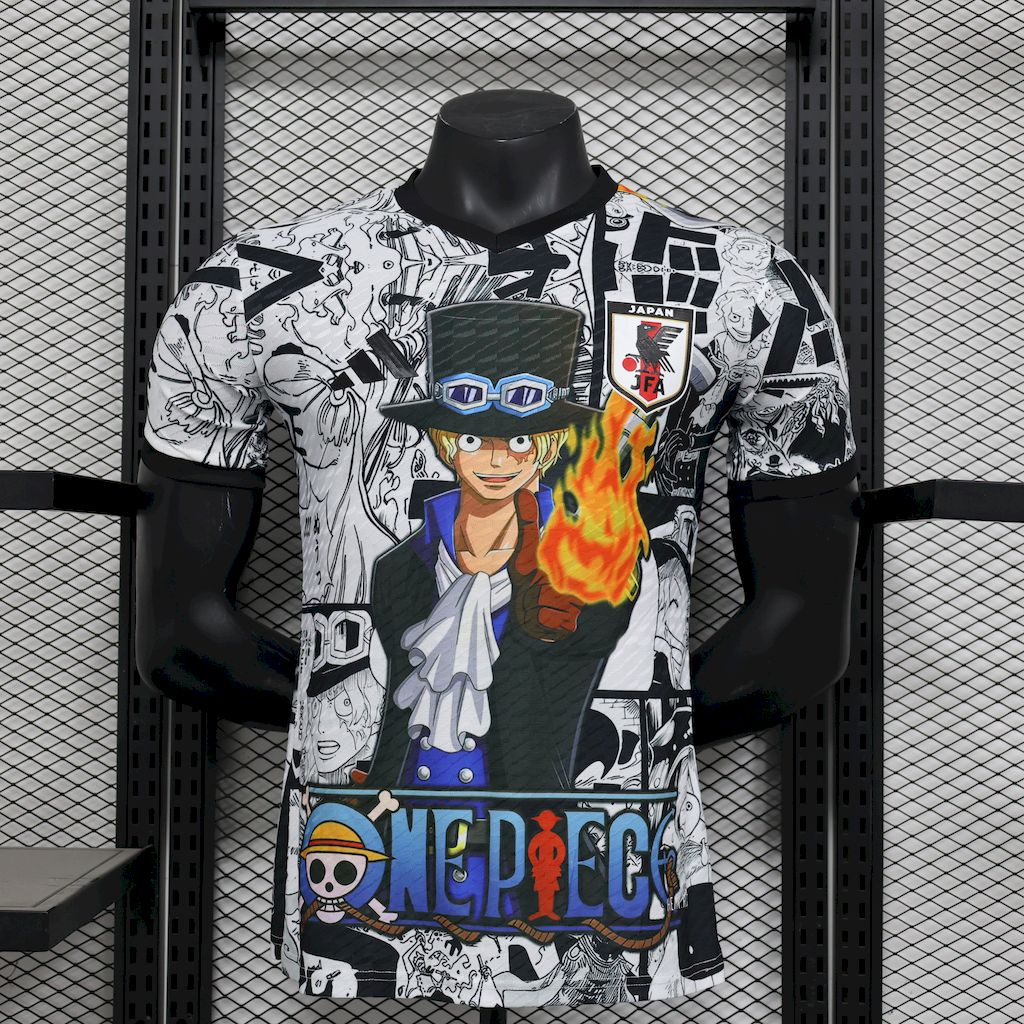 Mens Japan 2025/26 ワンピース-サボ Jersey Player Version