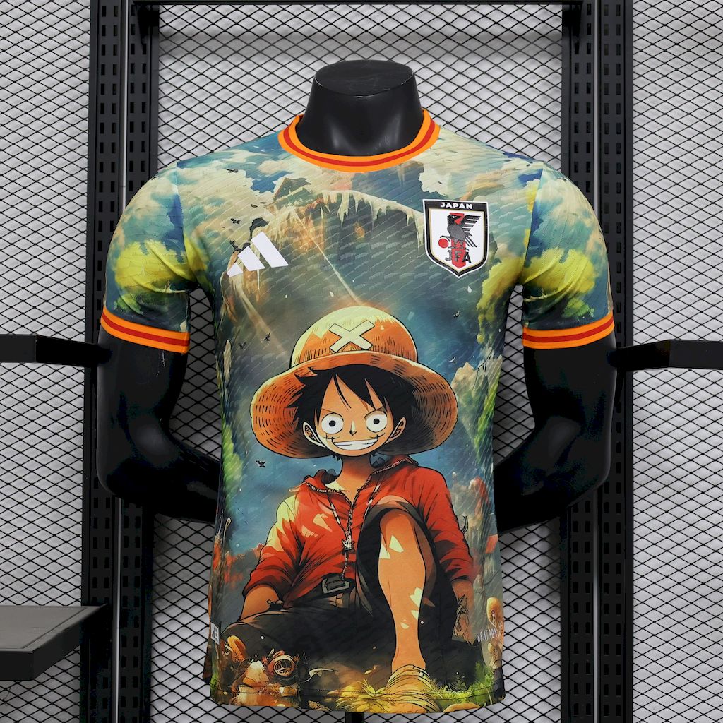 Mens Japan 2025/26 ワンピース-モンキー・D・ルフィ Jersey Player Version