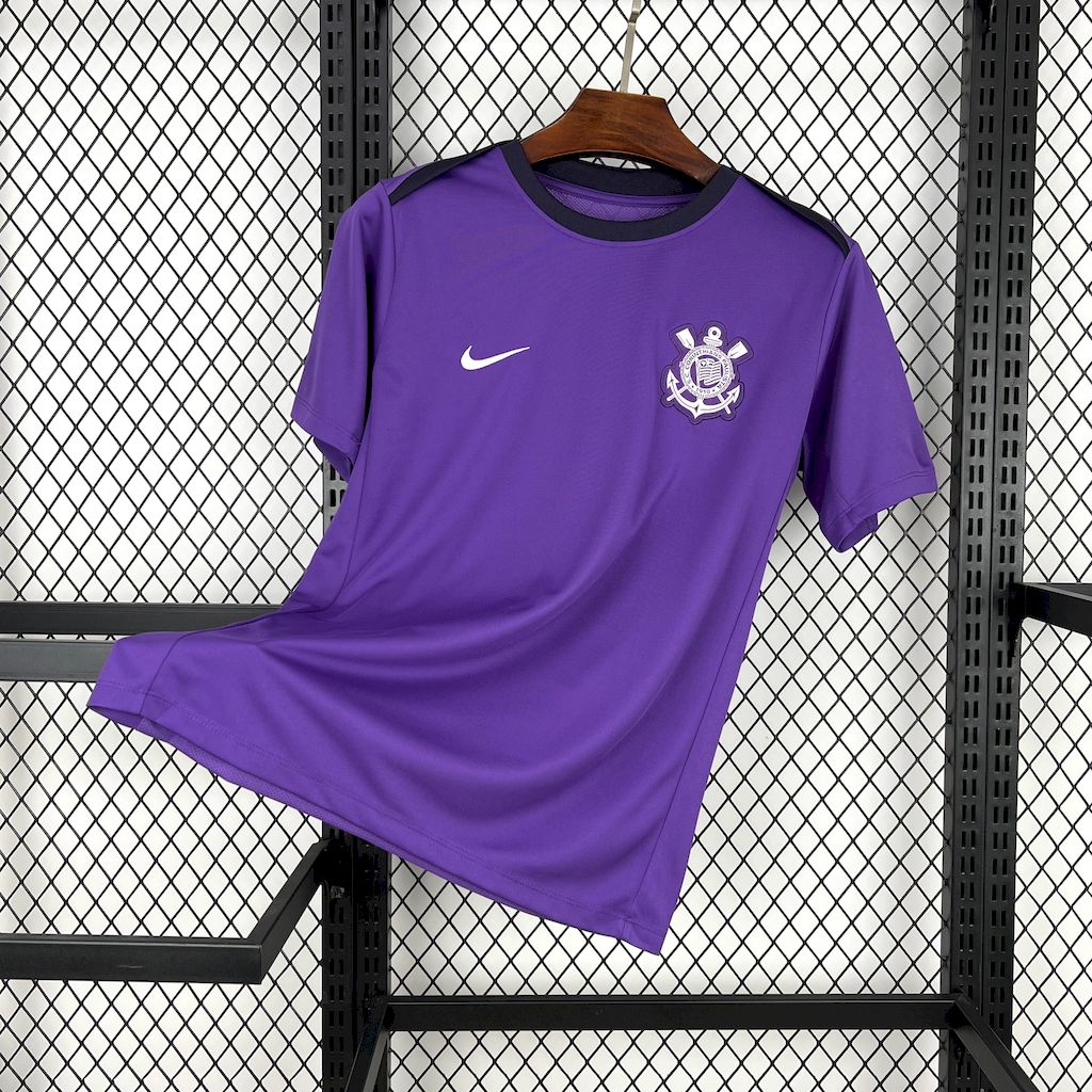 Mens Corinthians 2025/26 Purple pre-match Jersey