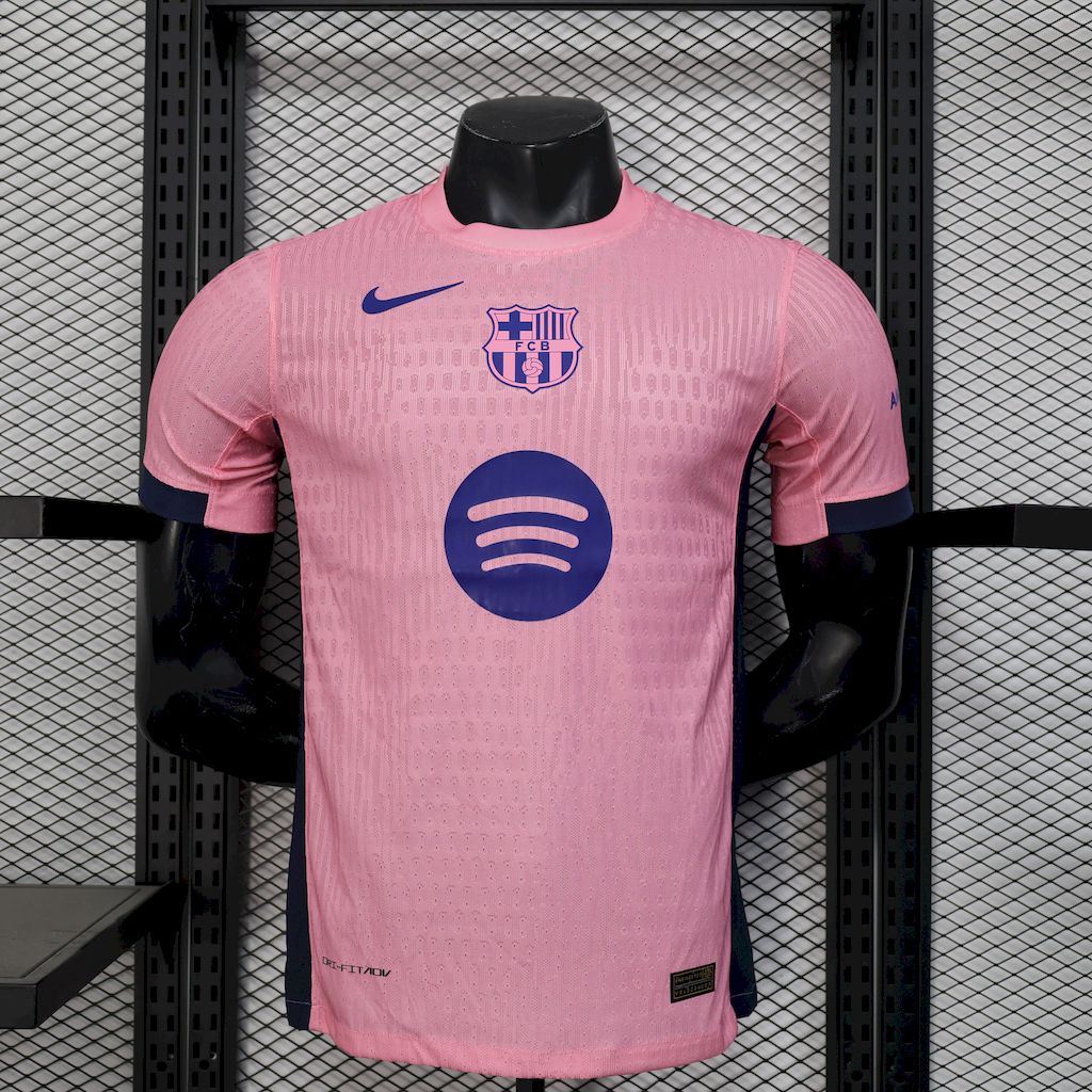 Mens Barcelona 2025/26 Rose Pink Special Edition Jersey Player Version