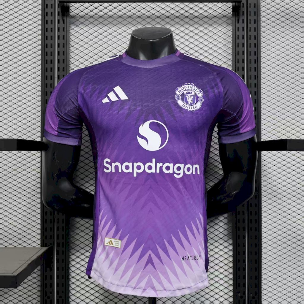 Mens Manchester United 2025/26 Purple Special Edition Jersey Player Version