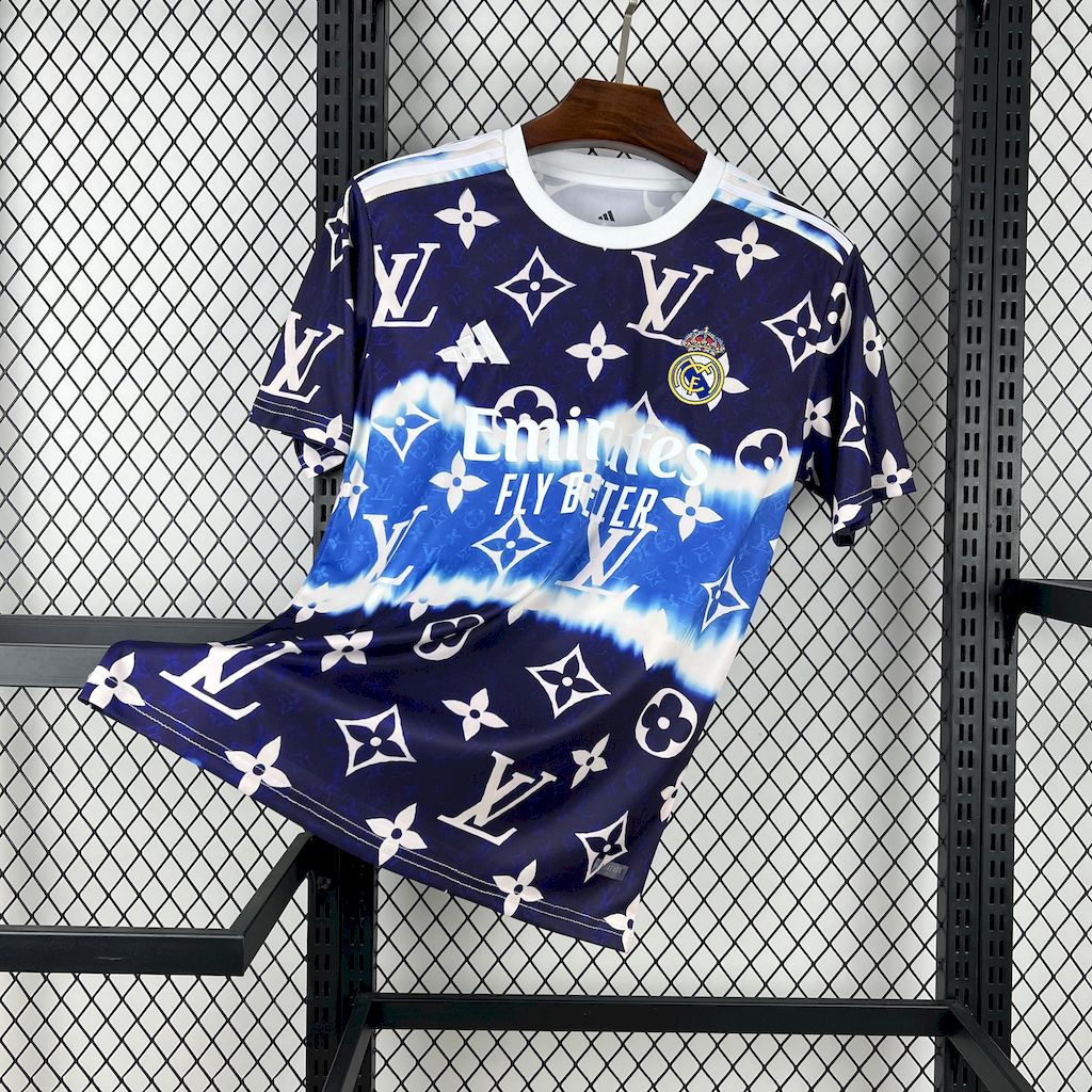 Mens Real Madrid 2025/26 Louis Vuitton Joint Edition Jersey