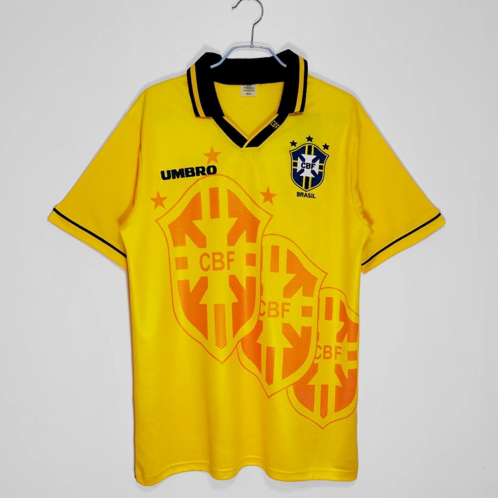 Retro Brazil 1994 World Cup Home Jersey