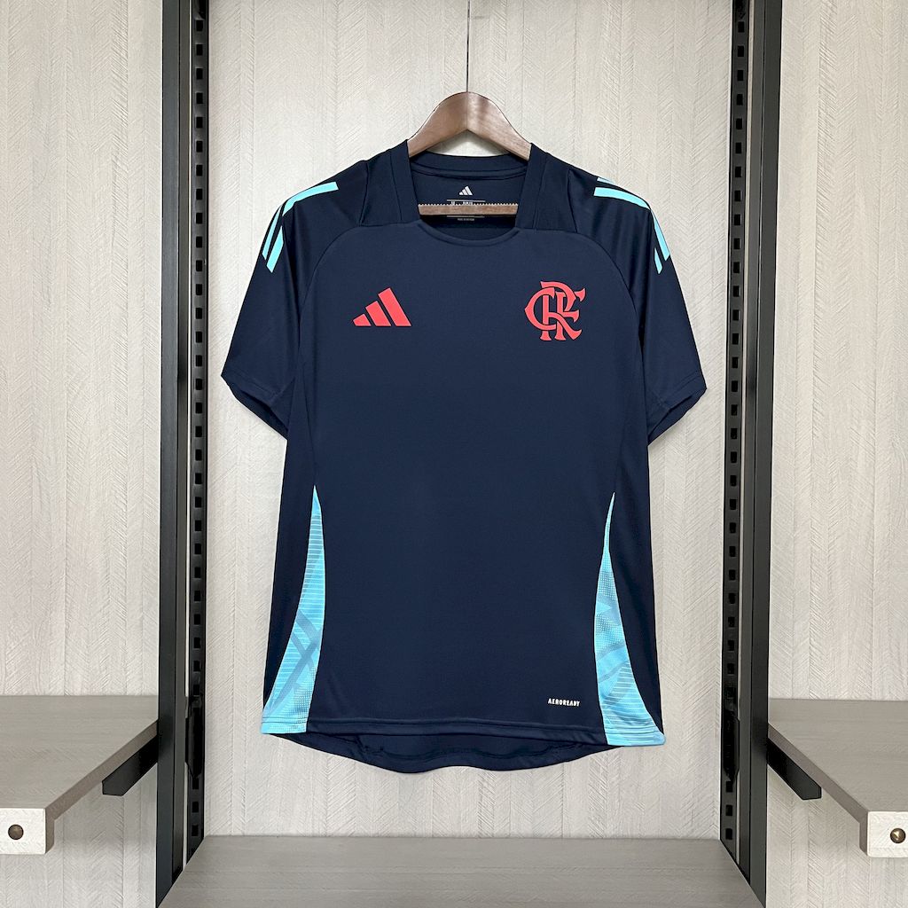Mens Flamengo 2025/26 Wear Dark Blue Jersey