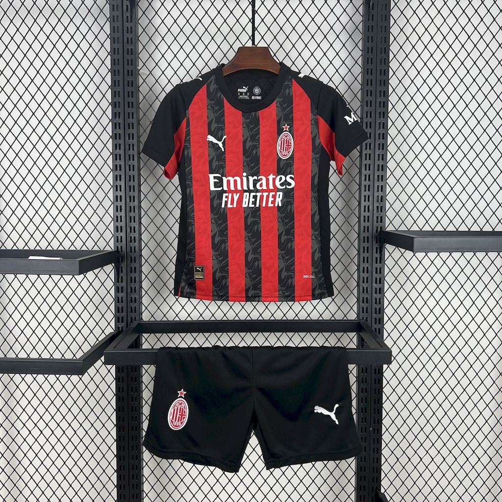Kids AC Milan 2025/26 Home Kit