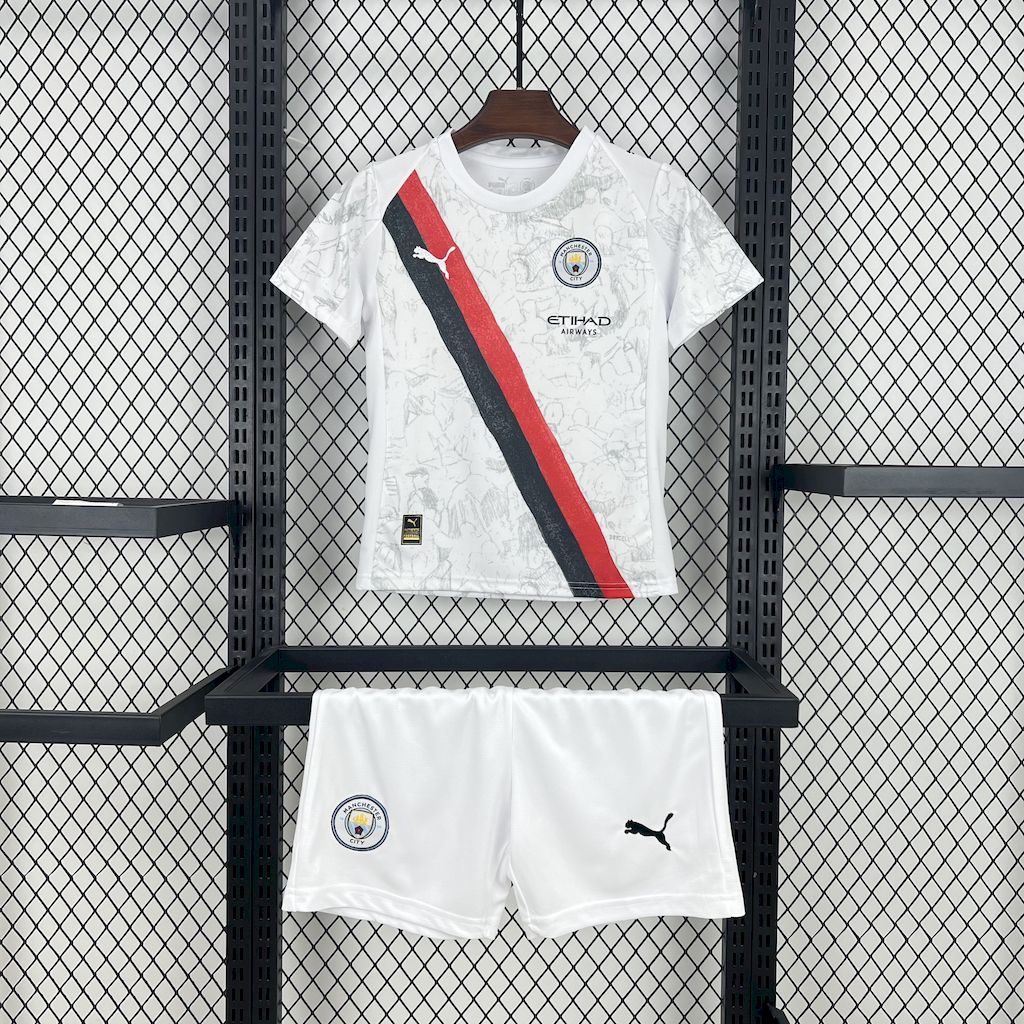 Kids Manchester City 2025/26 KidSuper Kit