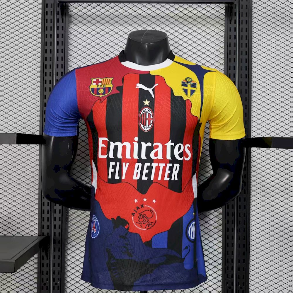 Mens AC Milan 2025/26  Ibrahimovic Special Edition Jersey Player Version