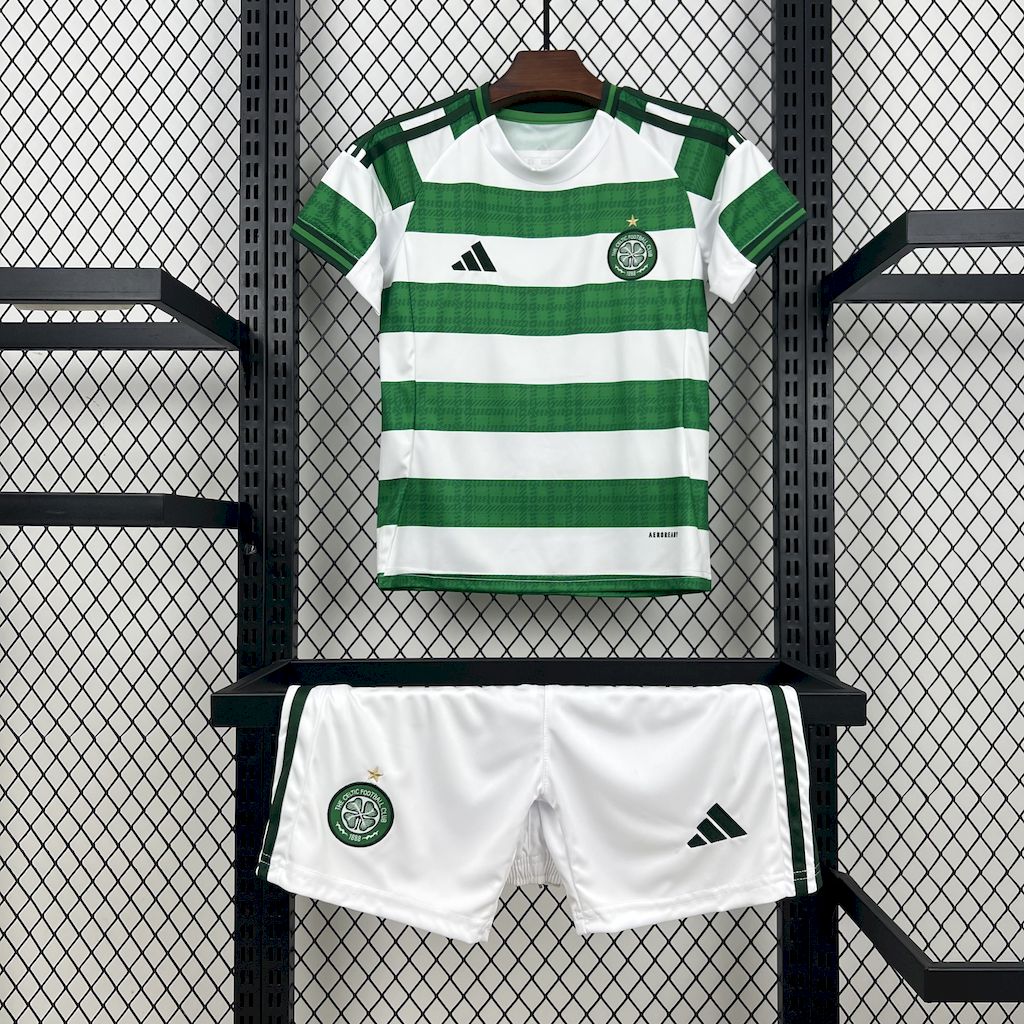 Kids Celtic 2025/26 Home Kit