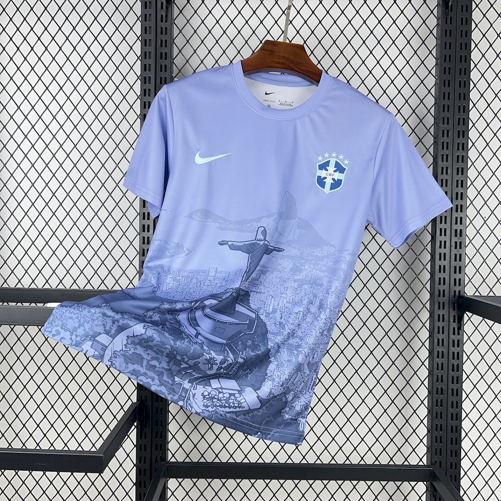 Mens Brazil 2025/26 Light purple Jersey