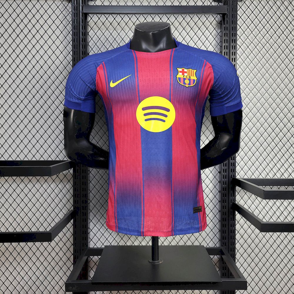 Mens Barcelona 2025/26 Home Authentic Jersey