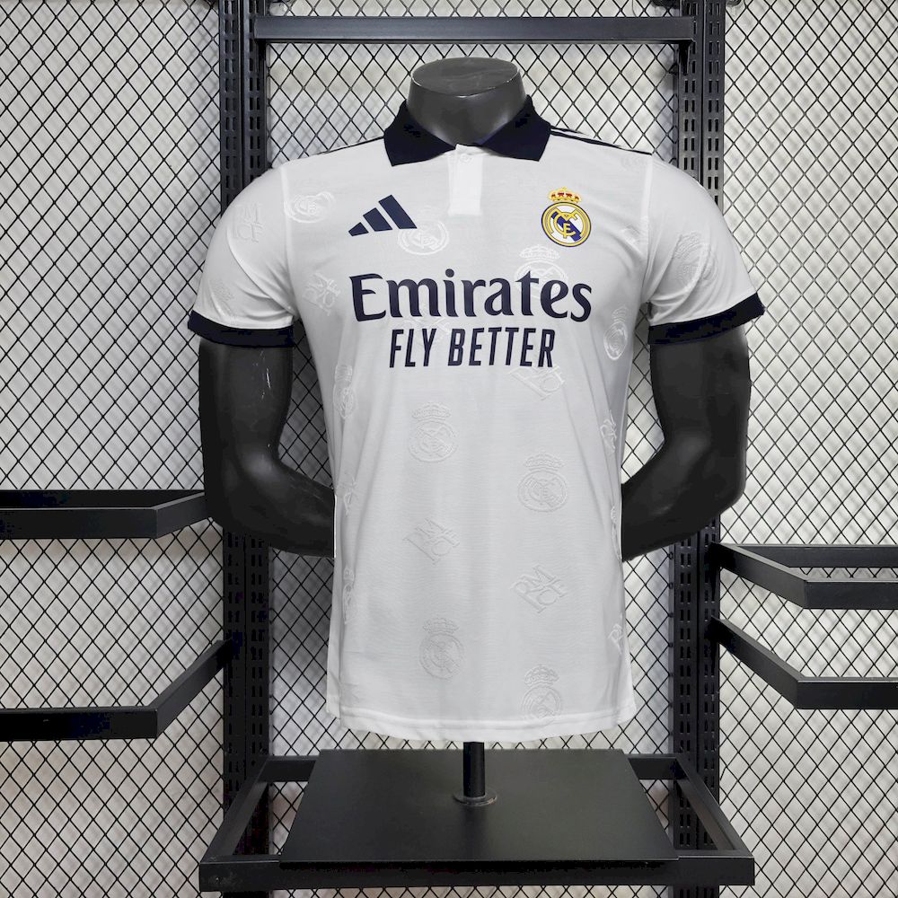 Mens Real Madrid  2025/26 White special edition Jersey Player Version