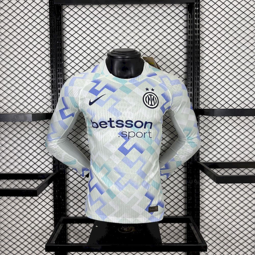Mens Inter Milan 2025/26 Away Long Sleeve Authentic Jersey