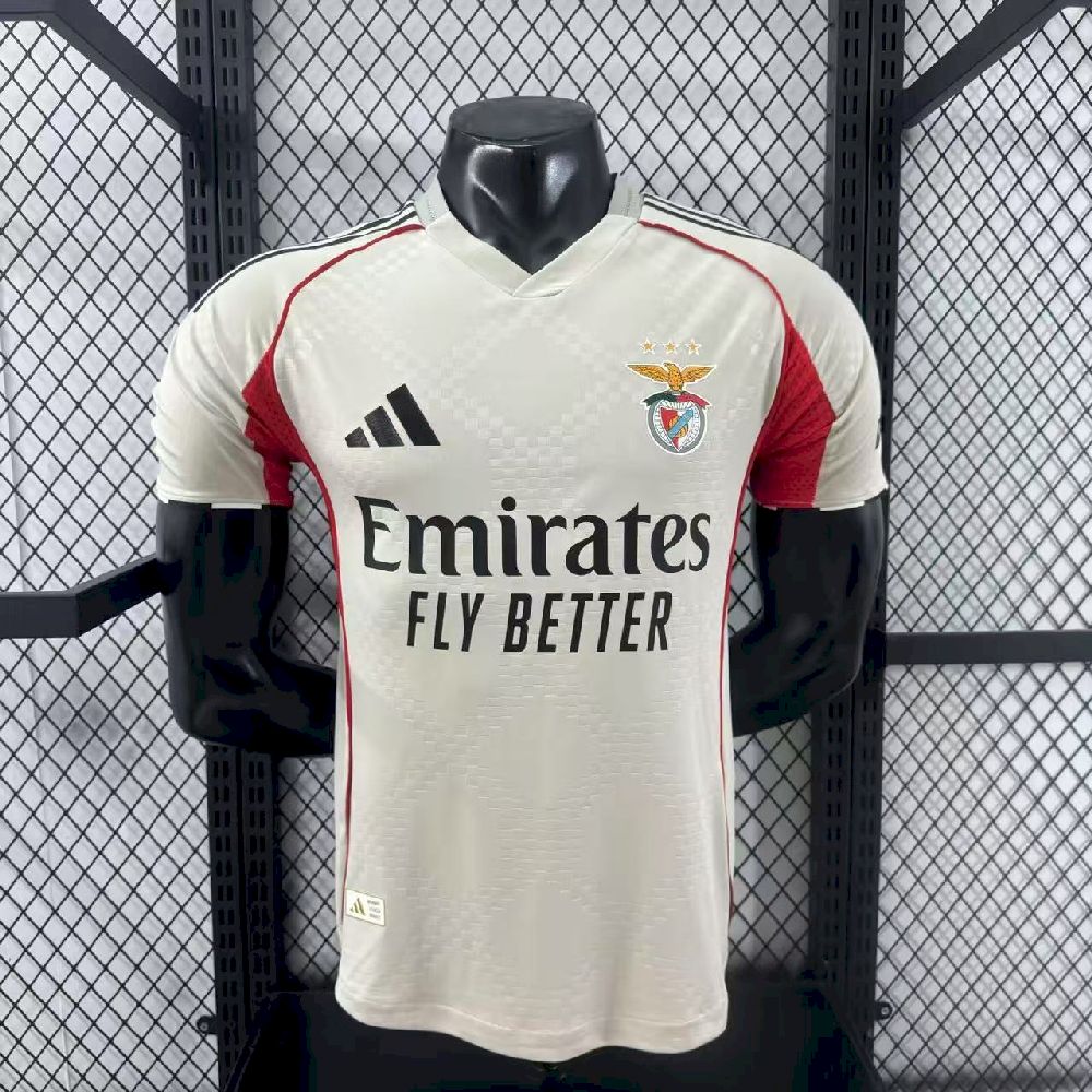 Mens Benfica 2025/26 Away Jersey  Player Version