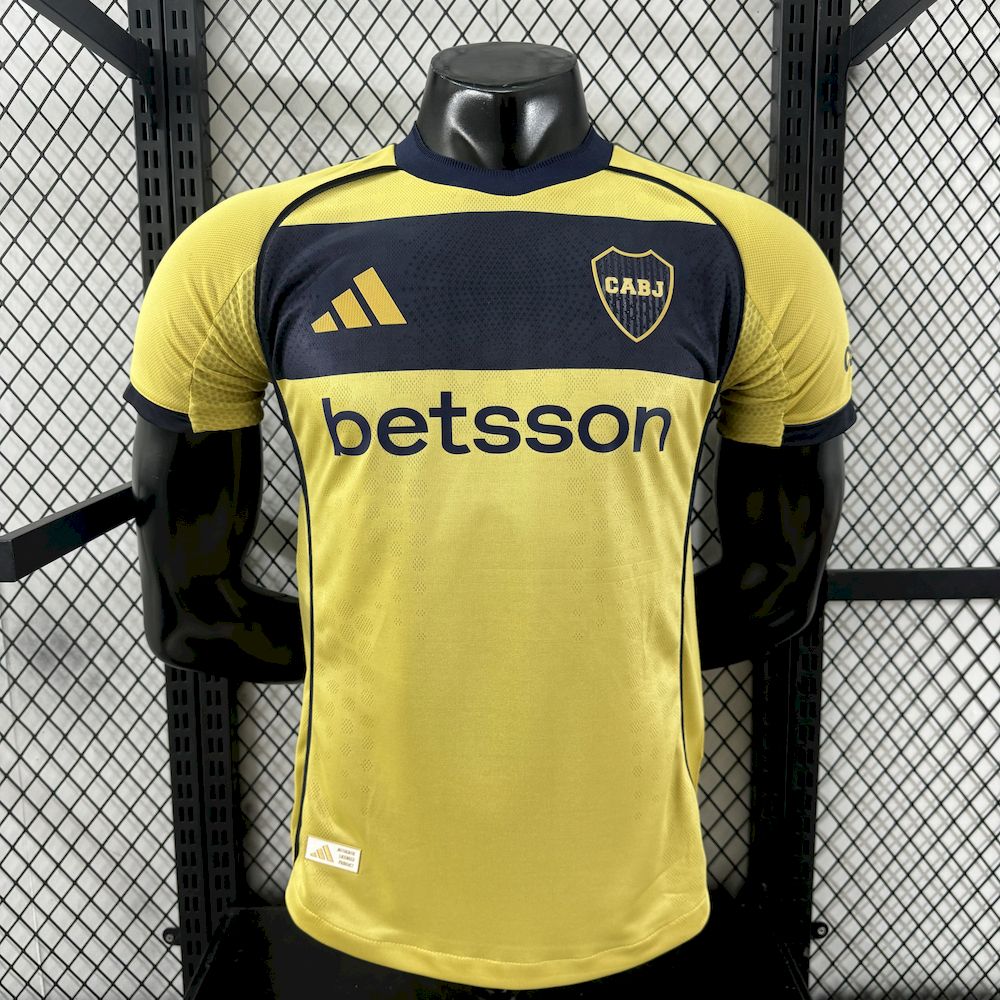 Mens Boca Juniors 2025/26 Away Authentic Jersey