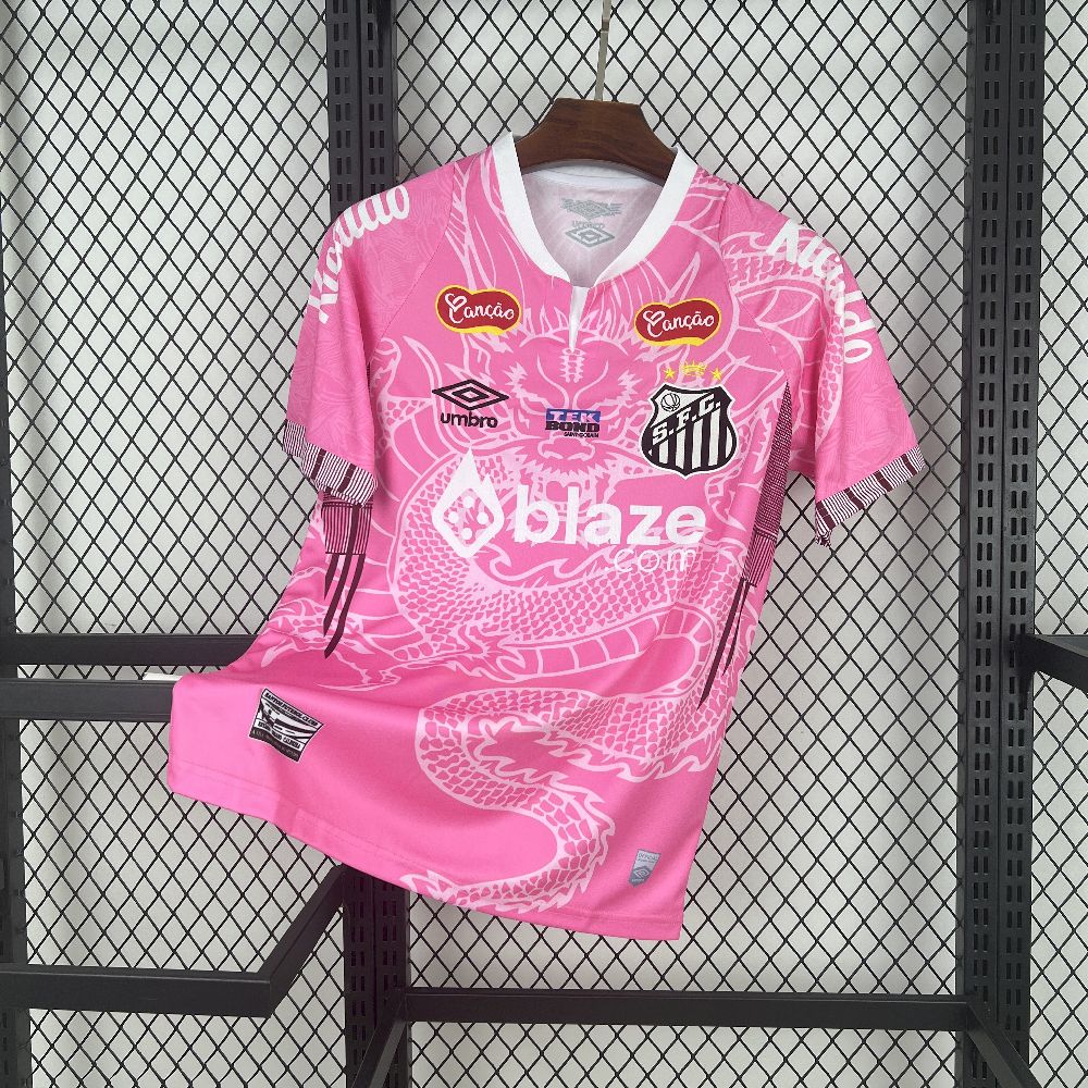 Mens Santos 2025/26 Pink Dragon Special Edition Jersey