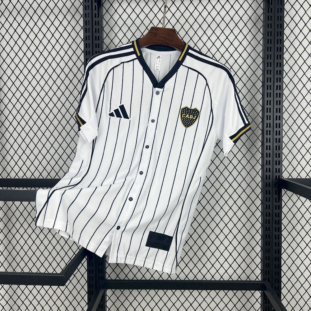 Mens Boca Juniors 2025/26 Baseball Jersey