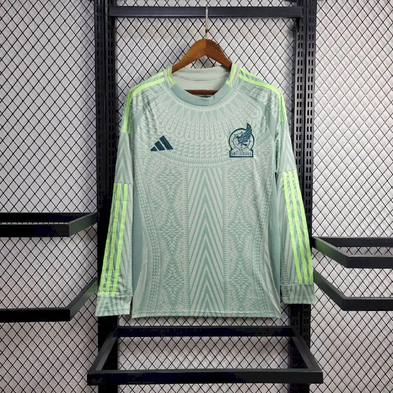 Mens Mexico 202425 Away Long Sleeve Jersey