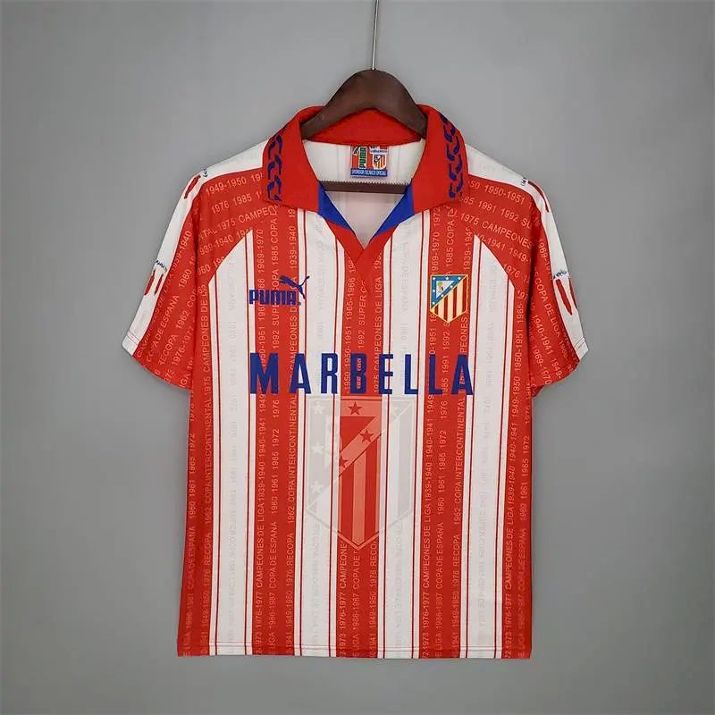 Retro Atletico Madrid 1995/96 Home Jersey