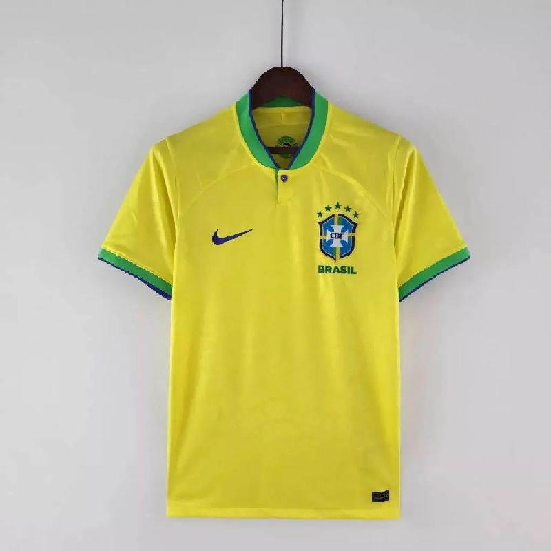 Mens Brazil 2022/23 World Cup Home Jersey