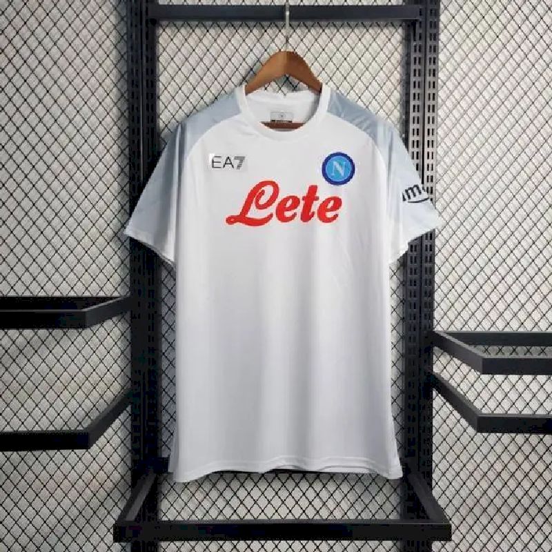 Mens Napoli 2023/24 White Away Jersey