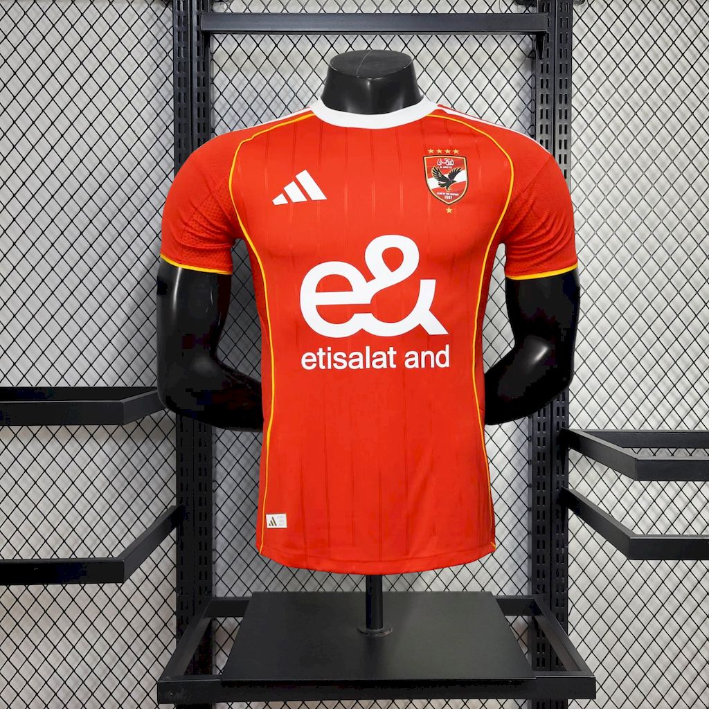 Mens El Ahly 2025/26 Home Authentic Jersey