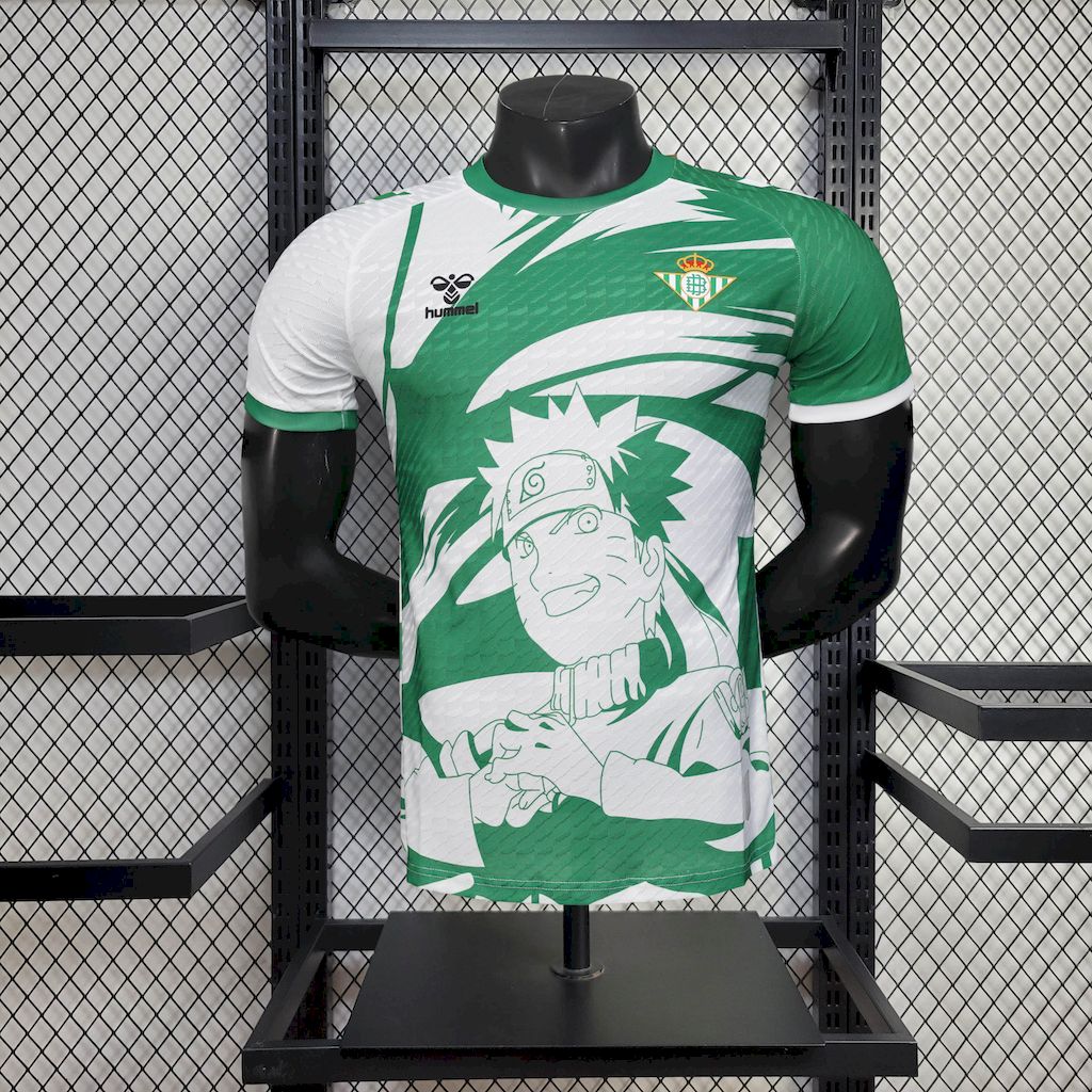Mens Real Betis 2025/26 Hummel x Limited-edition Naruto Authentic Jersey