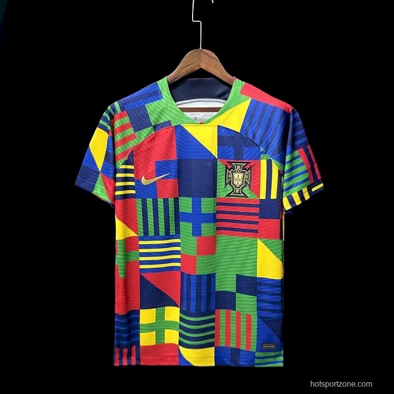 Mens Portugal 2022 Colorful Jersey