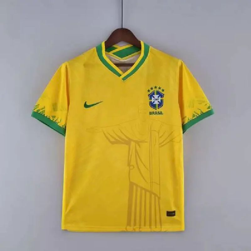 Mens Brazil 2022 Special Jersey - Yellow